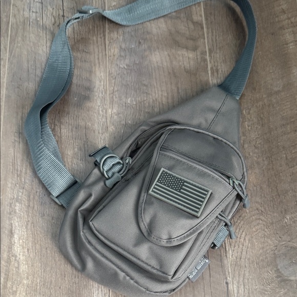 Tactical Sling Bag in Gray - Picture 1 of 8